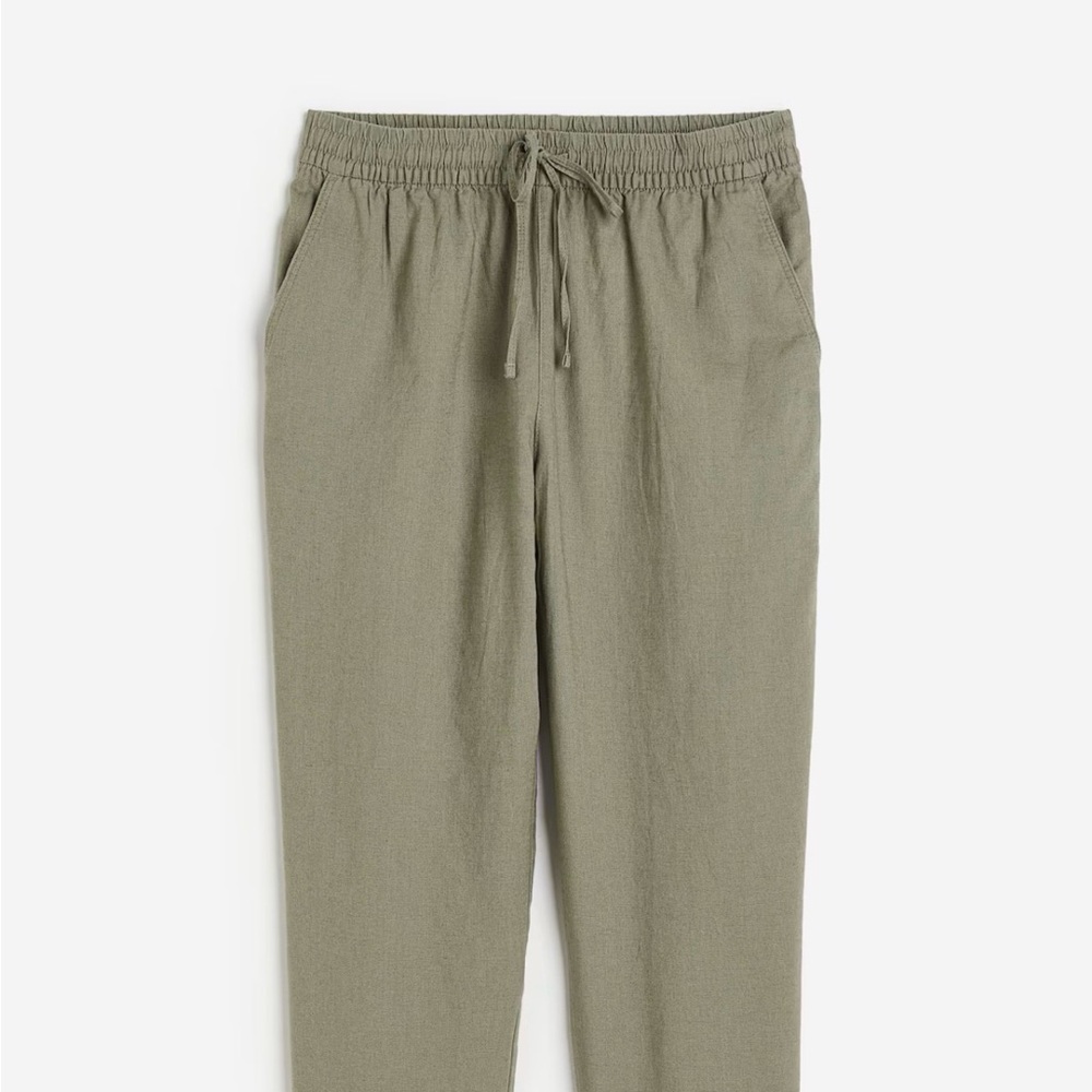 H&M Women's Olive Cropped Pants